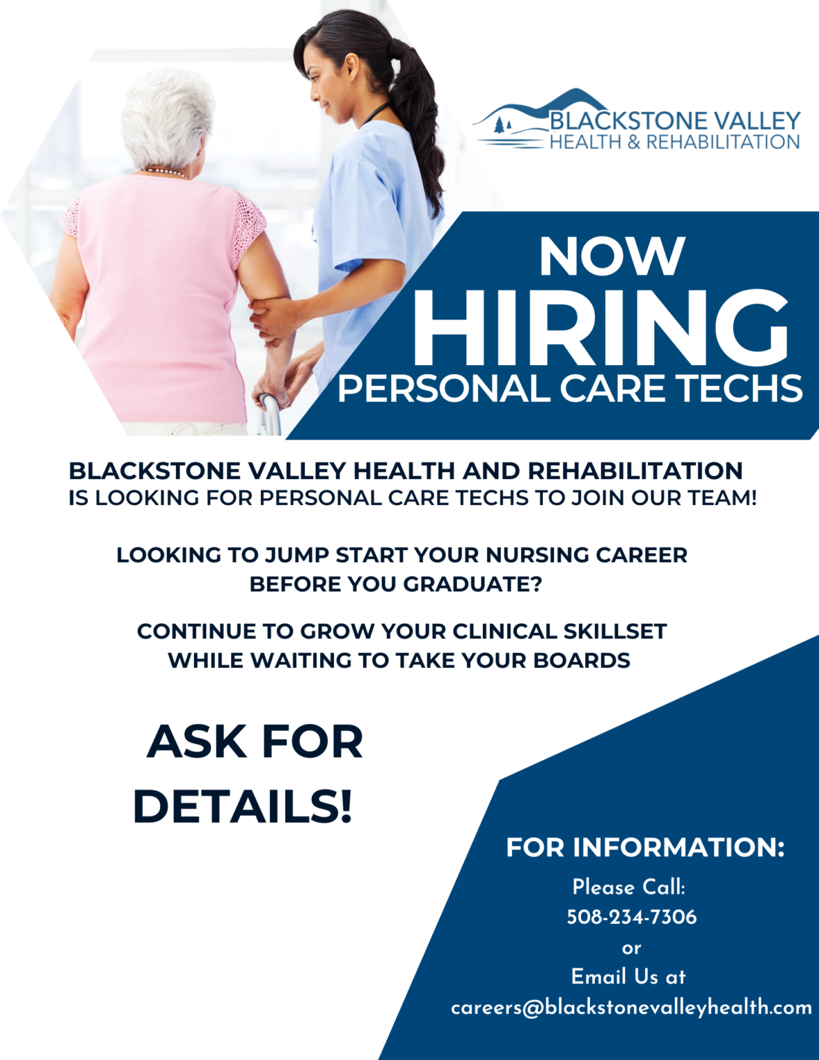 Careers Blackstone Valley Health & Rehabilitation